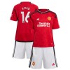 Conjunto (Camiseta+Pantalón Corto) Manchester United Amad 16 Primera Equipación 23-24 - Niño